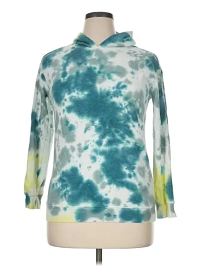 Pre-owned Assorted Brands Pullover Hoodie In Teal