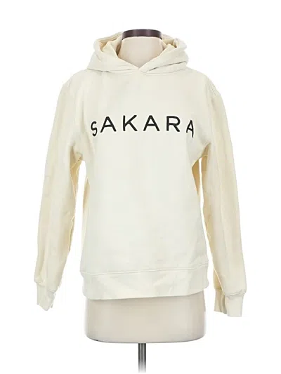 Pre-owned Assorted Brands Pullover Hoodie In White