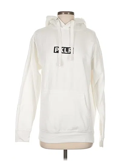 Pre-owned Assorted Brands Pullover Hoodie In White