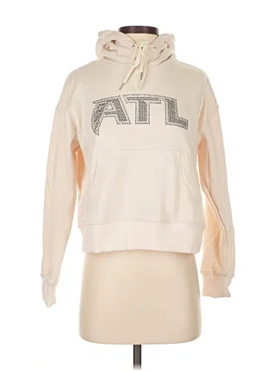 Pre-owned Assorted Brands Pullover Hoodie In White