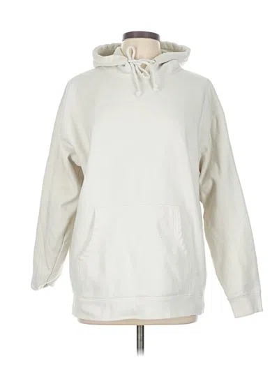 Pre-owned Assorted Brands Pullover Hoodie In White