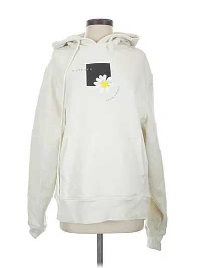 Pre-owned Assorted Brands Pullover Hoodie In White
