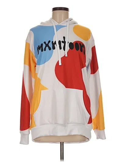 Pre-owned Assorted Brands Pullover Hoodie In White