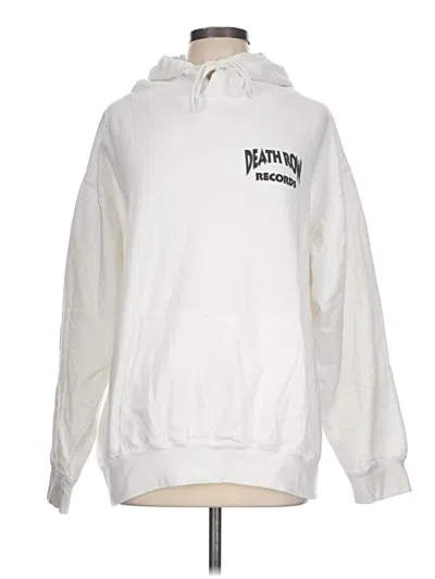 Pre-owned Assorted Brands Pullover Hoodie In White