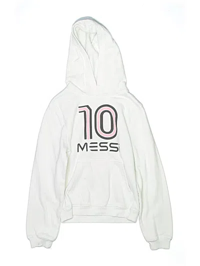 Pre-owned Assorted Brands Kids' Pullover Hoodie In White