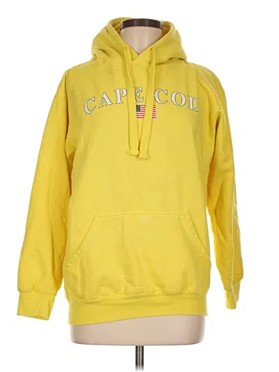 Pre-owned Assorted Brands Pullover Hoodie In Yellow