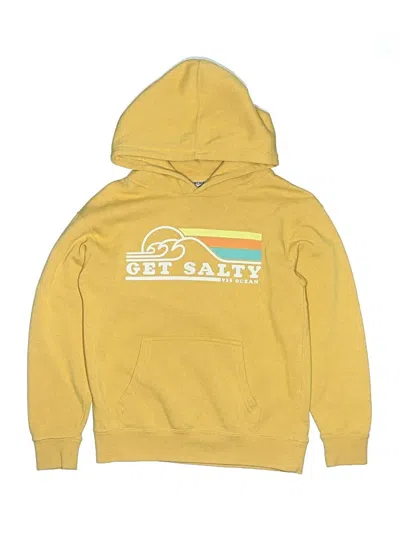 Pre-owned Assorted Brands Kids' Pullover Hoodie In Yellow