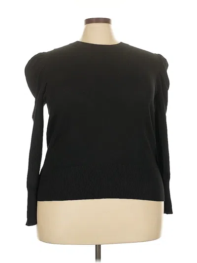 Pre-owned Assorted Brands Pullover Sweater In Black