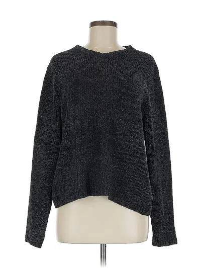 Pre-owned Assorted Brands Pullover Sweater In Black