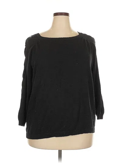 Pre-owned Assorted Brands Pullover Sweater In Black