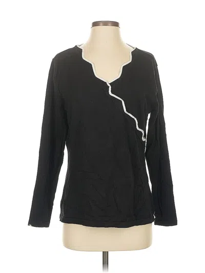 Pre-owned Assorted Brands Pullover Sweater In Black