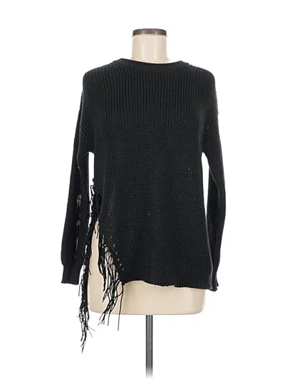 Pre-owned Assorted Brands Pullover Sweater In Black