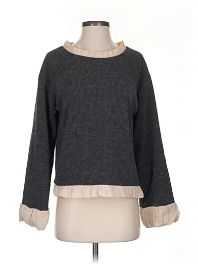 Pre-owned Assorted Brands Pullover Sweater In Black