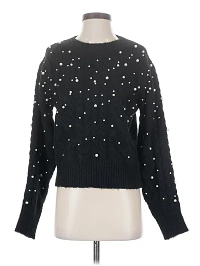Pre-owned Assorted Brands Pullover Sweater In Black