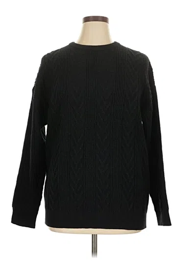 Pre-owned Assorted Brands Pullover Sweater In Black