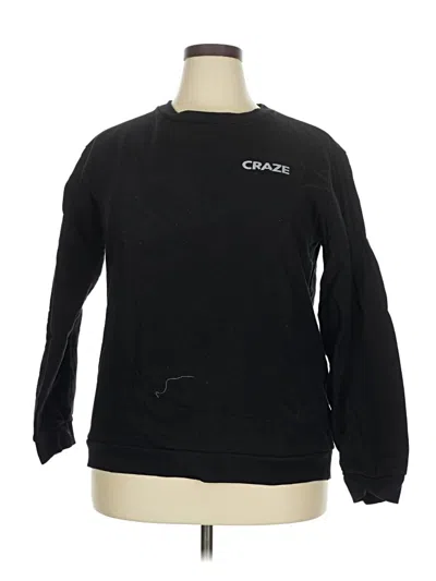 Pre-owned Assorted Brands Pullover Sweater In Black
