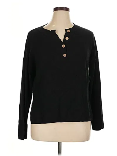 Pre-owned Assorted Brands Pullover Sweater In Black