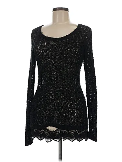 Pre-owned Assorted Brands Pullover Sweater In Black