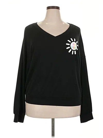 Pre-owned Assorted Brands Pullover Sweater In Black