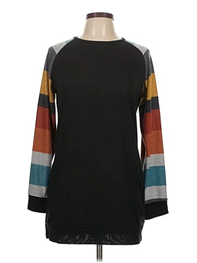 Pre-owned Assorted Brands Pullover Sweater In Black