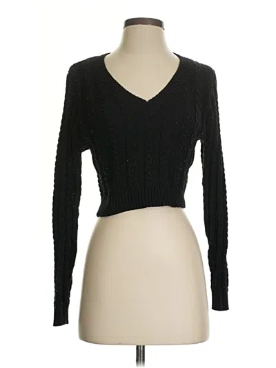 Pre-owned Assorted Brands Pullover Sweater In Black
