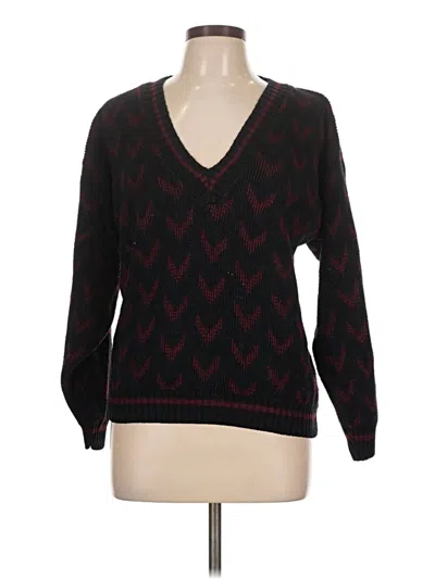 Pre-owned Assorted Brands Pullover Sweater In Black