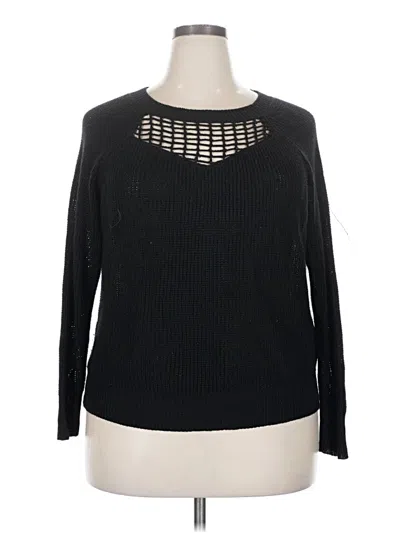 Pre-owned Assorted Brands Pullover Sweater In Black