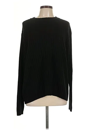 Pre-owned Assorted Brands Pullover Sweater In Black