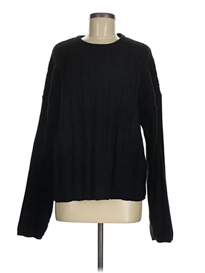 Pre-owned Assorted Brands Pullover Sweater In Black