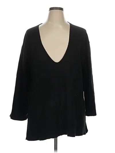 Pre-owned Assorted Brands Pullover Sweater In Black