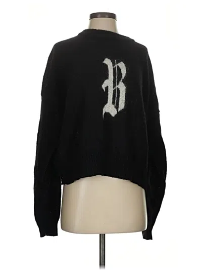 Pre-owned Assorted Brands Pullover Sweater In Black