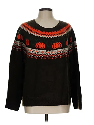 Pre-owned Assorted Brands Pullover Sweater In Black