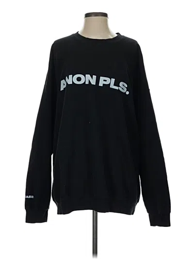 Pre-owned Assorted Brands Pullover Sweater In Black