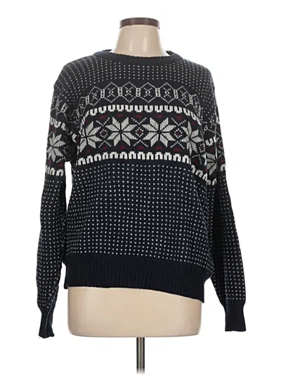 Pre-owned Assorted Brands Pullover Sweater In Black