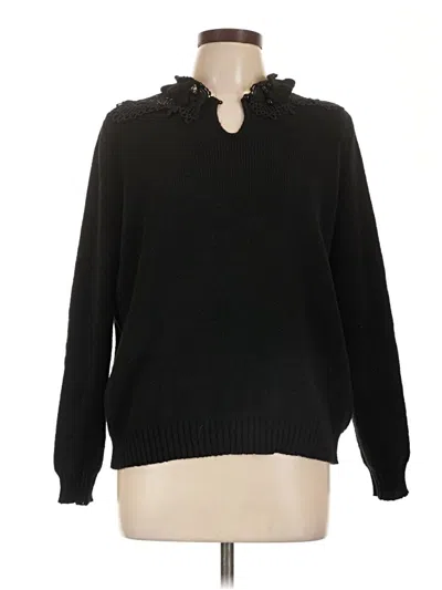 Pre-owned Assorted Brands Pullover Sweater In Black