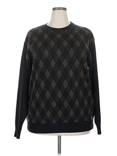 Pre-owned Assorted Brands Pullover Sweater In Black
