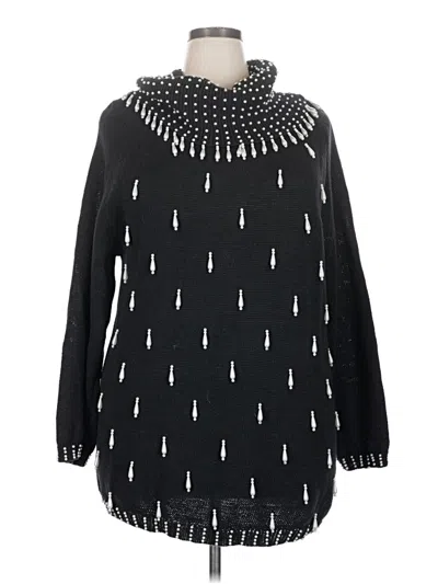 Pre-owned Assorted Brands Pullover Sweater In Black