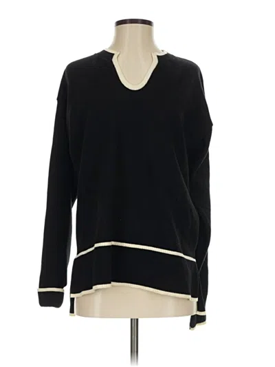 Pre-owned Assorted Brands Pullover Sweater In Black