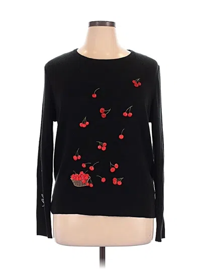 Pre-owned Assorted Brands Pullover Sweater In Black