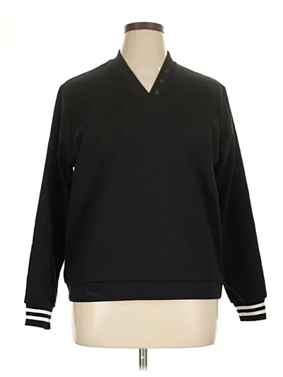 Pre-owned Assorted Brands Pullover Sweater In Black