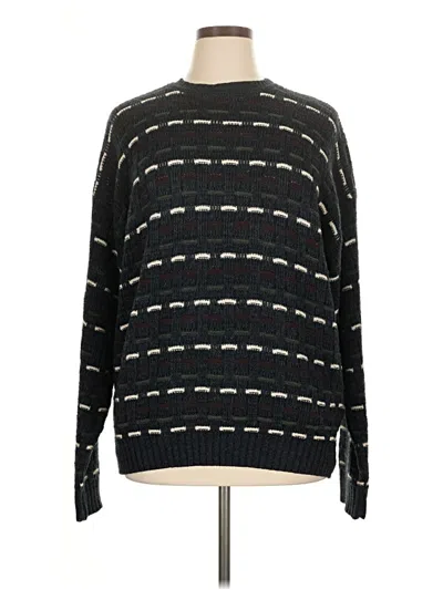 Pre-owned Assorted Brands Pullover Sweater In Black