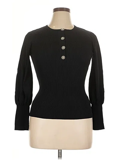 Pre-owned Assorted Brands Pullover Sweater In Black