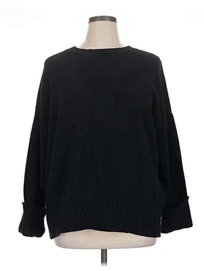 Pre-owned Assorted Brands Pullover Sweater In Black