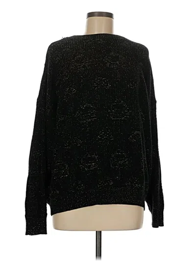 Pre-owned Assorted Brands Pullover Sweater In Black
