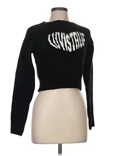 Pre-owned Assorted Brands Pullover Sweater In Black