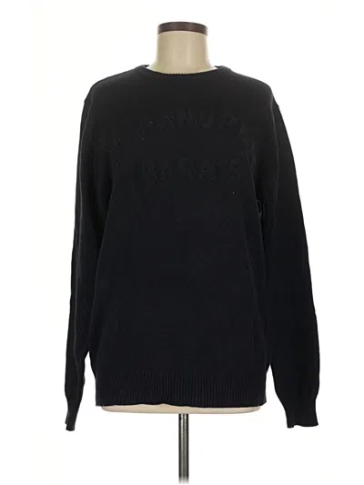 Pre-owned Assorted Brands Pullover Sweater In Black