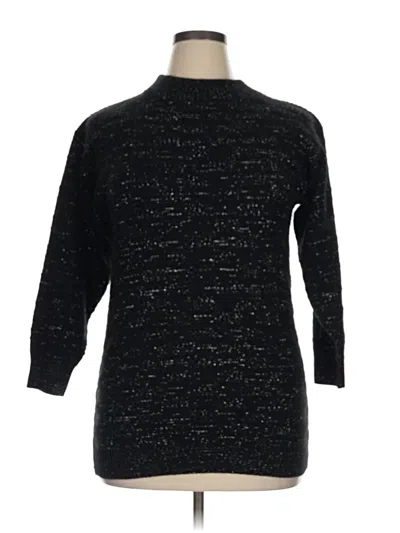 Pre-owned Assorted Brands Pullover Sweater In Black