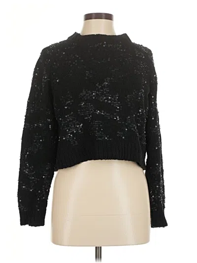Pre-owned Assorted Brands Pullover Sweater In Black