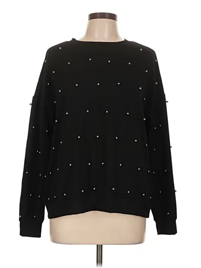 Pre-owned Assorted Brands Pullover Sweater In Black
