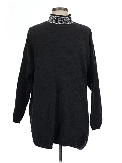 Pre-owned Assorted Brands Pullover Sweater In Black